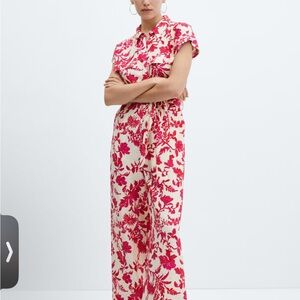 Floral print jumpsuit